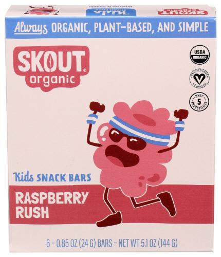 Skout Bar Rasberry Rush - 5.1 Oz (6 Units)