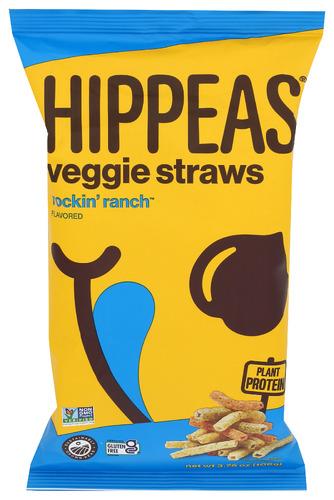 Hippeas Veggie Straws Ranch Rckn - 3.75 Oz (12 Units)