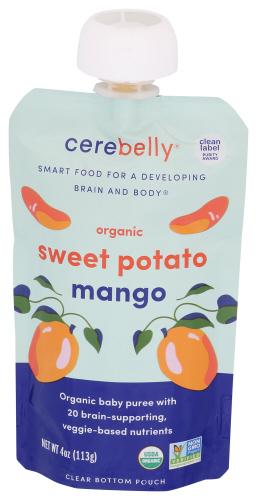 Cerebelly Puree Baby Sweet Ptato Mang - 4 Oz (12 Units)