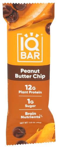 Iq Bar Bar Peanut Butter Chip - 1.6 Oz (12 Units)