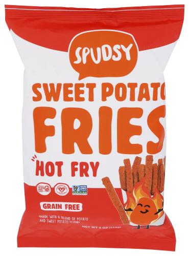 Spudsy Fries Sweet Potato Hot - 4 Oz (12 Units)