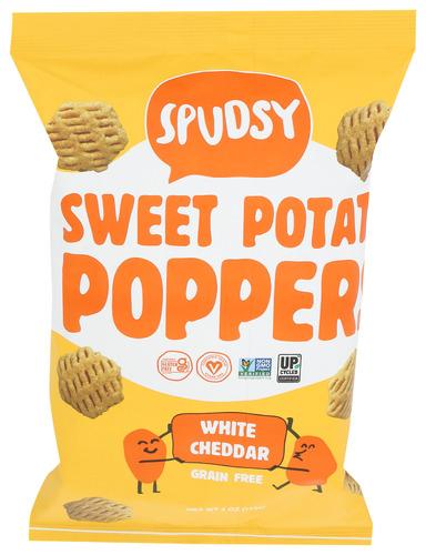 Spudsy Poppers Sweet Potato White Cheddar - 4 Oz (9 Units)