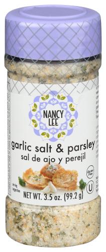 Nancy Lee Salt Garlic With Parsley - 3.5 Oz (8 Units)