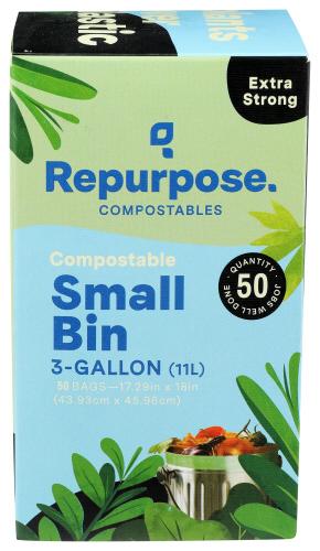 Repurpose Bags Small Bin 3Gal 50Pc - 50 Ea (6 Units)