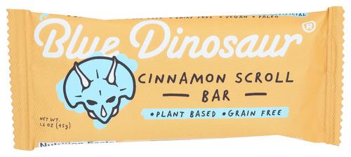 Blue Dinosaur Bar Snack Cinnamon Scrll - 1.6 Oz (12 Units)