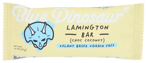 Blue Dinosaur Bar Snack Lamington - 1.6 Oz (12 Units)