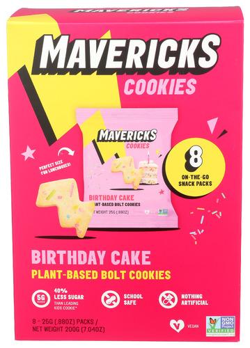Mavericks Snack Pcks Birthday Cake - 7.04 Oz (6 Units)