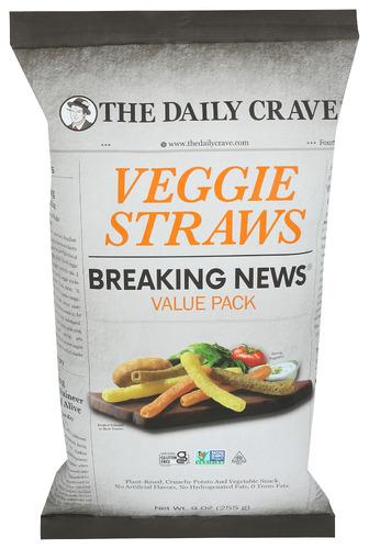 The Daily Crave Veggie Straws Value Pack - 9 Oz (6 Units)