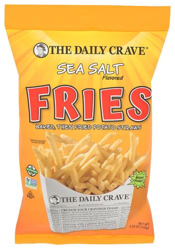 The Daily Crave Fries Sea Salt - 4.25 Oz (8 Units)