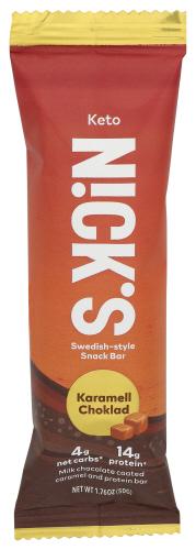 Nicks Bar Karamel Choklad 12Pk - 1.76 Oz (12 Units)