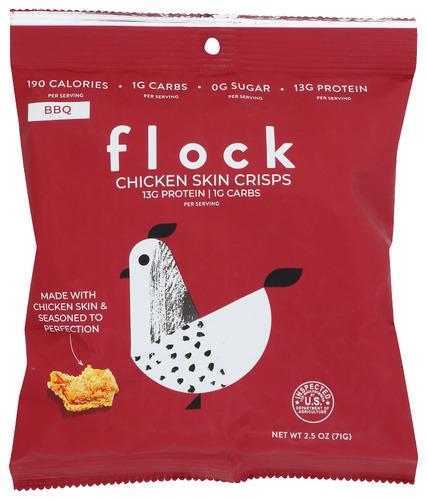 Flock Crisps Chicken Bbq - 2.5 Oz (8 Units)