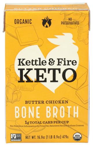 Kettle And Fire Broth Butter Chicken - 16.9 Oz (6 Units)