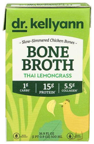 Dr Kellyann Bone Broth Lemngrass Thai - 16.9 Fo (6 Units)