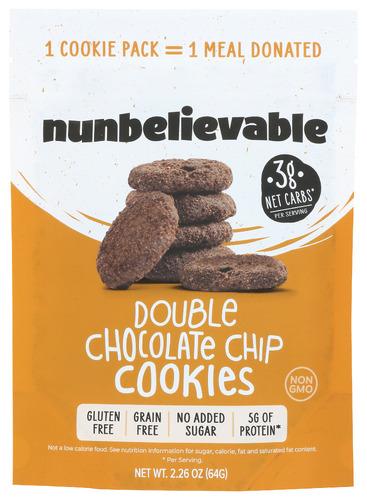 Nunbelievable Cookies Double Chocolate - 2.26 Oz (6 Units)