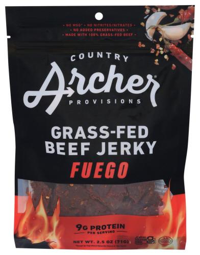 Country Archer Jerky Beef Fuego - 2.5 Oz (12 Units)