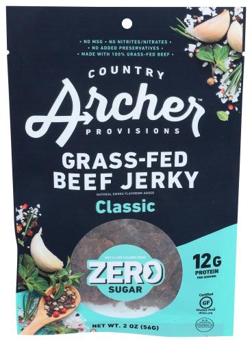 Country Archer Jerky Beef Classic Ns - 2 Oz (12 Units)