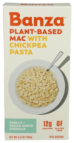 Banza Shells Mac N Cheese White Chd - 5.5 Oz (6 Units)