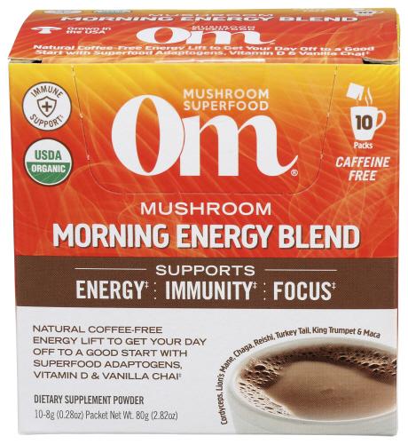 Om Mushrooms Mushroom Energy Am 10Pkt - 10 Pk (1 Units)