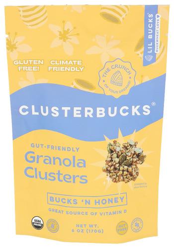Lil Bucks Granola Bucks Honey Clustr - 6 Oz (6 Units)