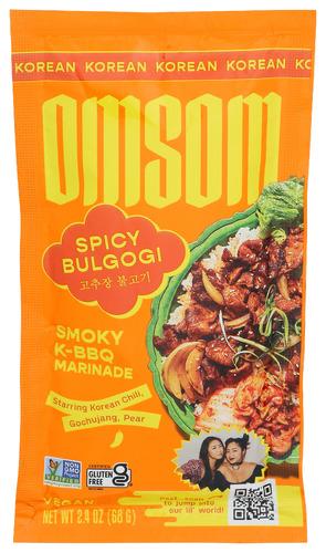 Omsom Sauce Bulgogi Spicy - 2.4 Oz (8 Units)