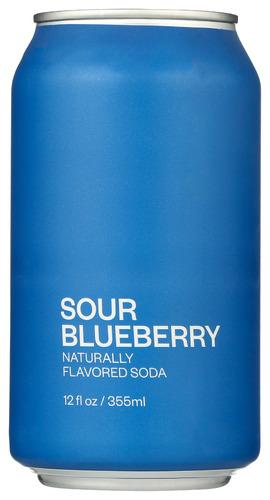 United Sodas Of America Soda Sour Blueberry - 12 Fo (12 Units)