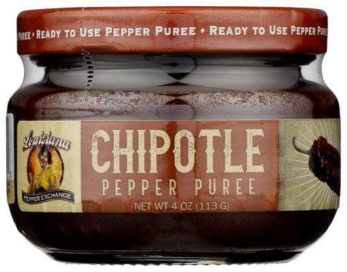 Louisiana Pepper Exchange Puree Pepper Chipotle - 4 Oz (12 Units)