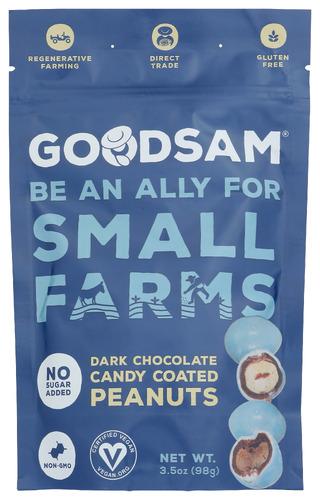 Goodsam Pnuts Dk Chocolate Cndy Ctd Sf - 3.5 Oz (12 Units)