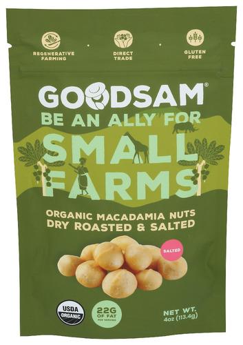 Goodsam Macadamia Roasted Salt 4Oz - 4 Oz (8 Units)