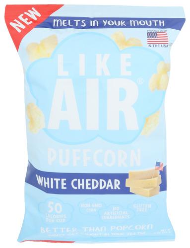 Like Air Puff Corn White Cheddar - 4 Oz (12 Units)