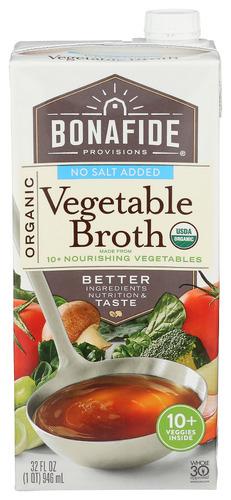 Bonafide Broth Vegetable Nsa Og - 32 Fo (6 Units)