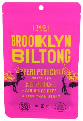 Brooklyn Biltong Jerky Peri Peri - 2 Oz (8 Units)