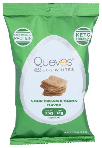 Quevos Pita Protein Sr Crm Onio - 3.2 Oz (6 Units)