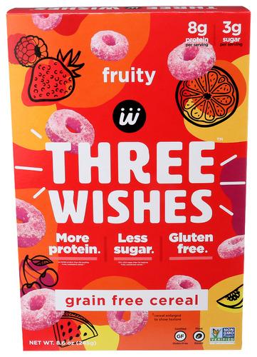 Three Wishes Cereal Fruity - 8.6 Oz (6 Units)