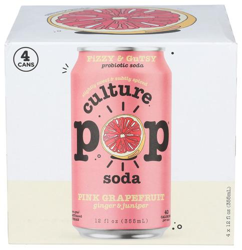 Culture Pop Soda Prbtc Grpfrt Gngr - 48 Fo (6 Units)