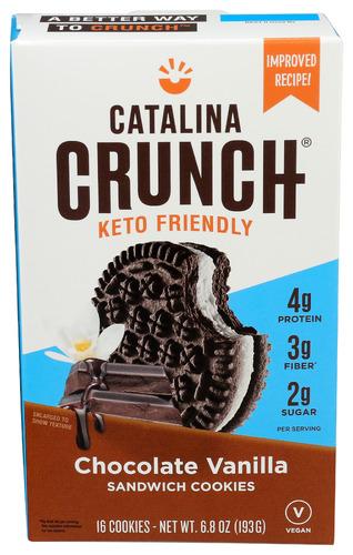 Catalina Crunch Cookie Sndwch Chocolate Vnlla - 6.8 Oz (6 Units)