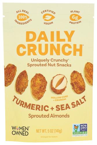 Daily Crunch Almonds Sport Turmeric - 5 Oz (6 Units)