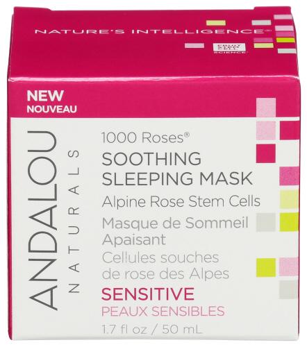 Andalou Naturals Mask Sleep Roses Soothing - 1.7 Fo (1 Units)