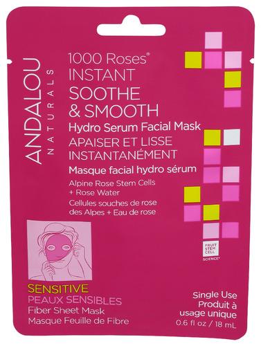 Andalou Naturals Mask Sheet Soothe Smooth - 0.6 Fo (6 Units)