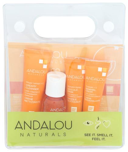 Andalou Naturals Kit Brightng Routine Fcl - 4 Pc (1 Units)