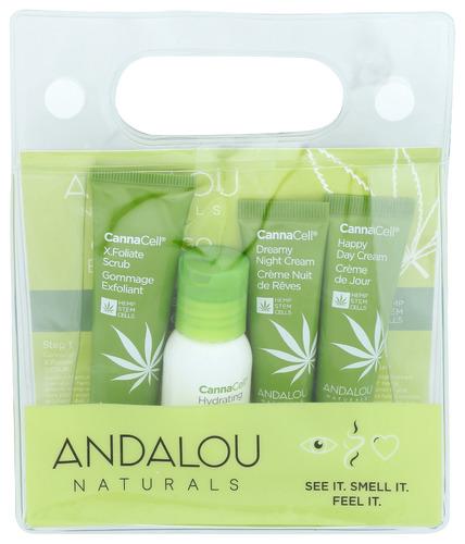 Andalou Naturals Kit Cannacell Routine - 4 Pc (1 Units)