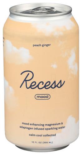 Recess Water Sprk Peach Ginger - 12 Fo (12 Units)