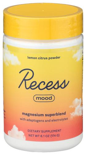 Recess Mood Power Lemon Citrus - 6.2 Oz (1 Units)