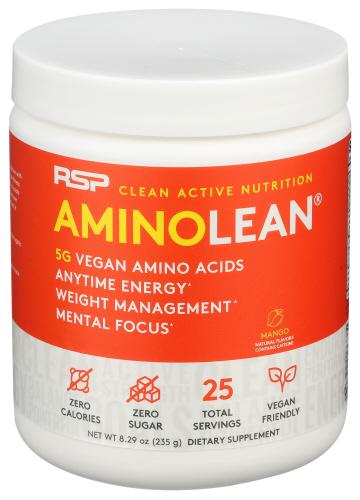 Rsp Nutrition Aminolean Vegan Mango - 235 Gm (1 Units)