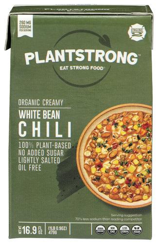 Plantstrong Chili White Bean Creamy - 16.9 Fo (6 Units)