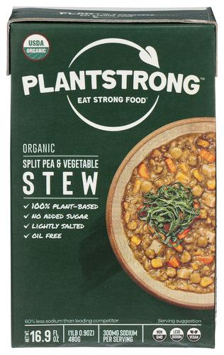 Plantstrong Stew Split Pea N Vegetbl - 16.9 Fo (6 Units)