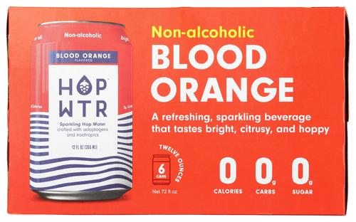 Hop Wtr Wtr Blood Orange 6 Pk - 72 Fo (4 Units)