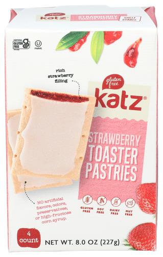 Katz Pastry Toster Strawberry - 8 Oz (6 Units)
