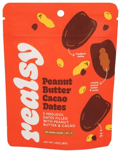 Realsy Dates Cacao Peanut Butter - 1.8 Oz (10 Units)