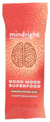 Mindright Bar Infsd Choclt Sea Salt - 1.76 Oz (12 Units)
