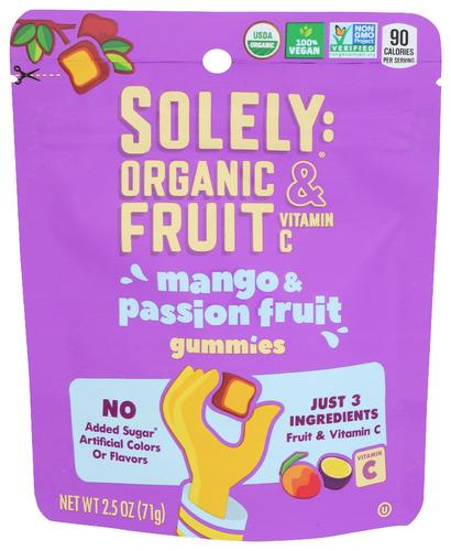Solely Gummies Mango Pssnfruit - 2.5 Oz (12 Units)